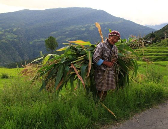 Bauer aus Rhadi Ostbhutan