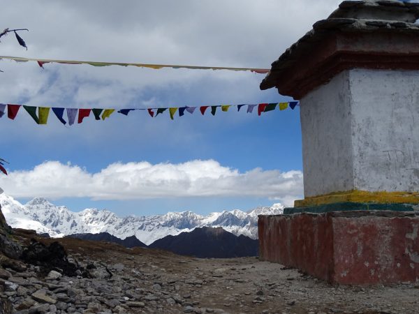 Himalaya Gipfel am Horizont