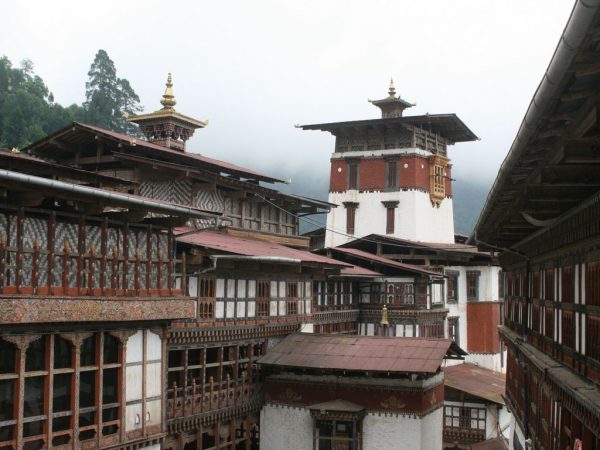 klassische Dzongarchitektur Trongsa Bhutan