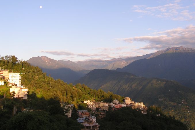 Blick auf Pelling Sikkim