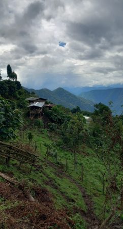 Landschaft Kheng Region in Südbhutan