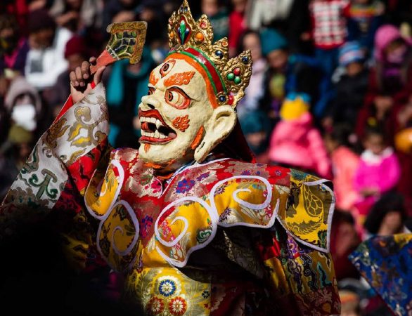 Maksentänzer beim Phyang Tsedup Ladakh