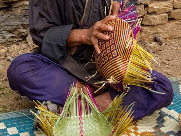Bambusflechten in Bjoka, Zhemgang, Südbhutan