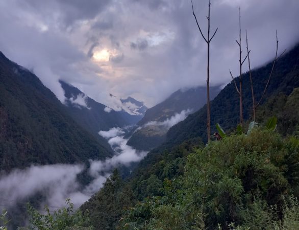 Ney Region Lhuentse Tal in Ostbhutan